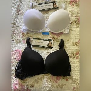 2 Bobbie Brooks Lace Extreme Push Up Bra - 34C - NWT